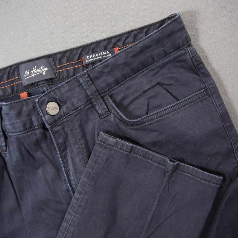 34 Heritage Charisma Comfort-Rise Classic Chino Strait Leg Men Pants Prep 35x34